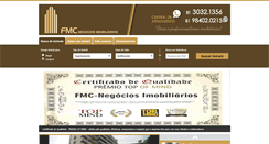 Desktop Screenshot of fmcimoveis.com.br