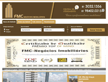 Tablet Screenshot of fmcimoveis.com.br